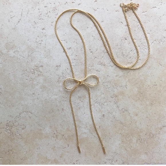 Long Bow Necklace - Picture 2 of 6